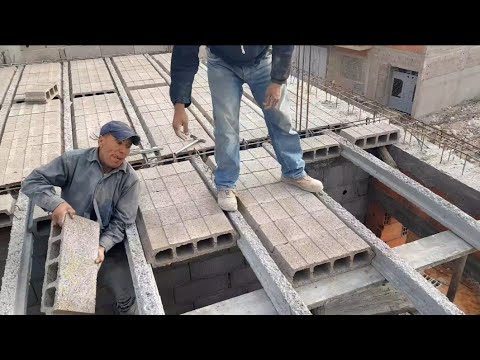 طريقة عمل سقف بوترين والهوردي قوي وسريعHow to make a strong and fast butrine roof ▶️215