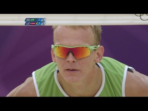 Men's Beach Volleyball Semi-Final - Brazil v Latvia | London 2012 Olympics