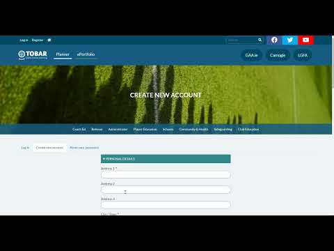 How to create an account in Tobar