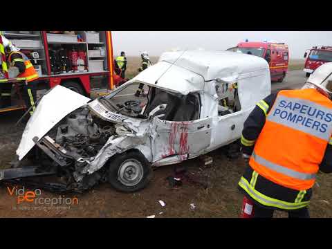 Accident mortel - choc frontal et d&eacute;sincarc&eacute;ration &agrave; Hirtzfelden