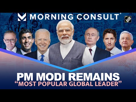 Unchallenged PM Modi tops the most popular global leader list with 76% rating