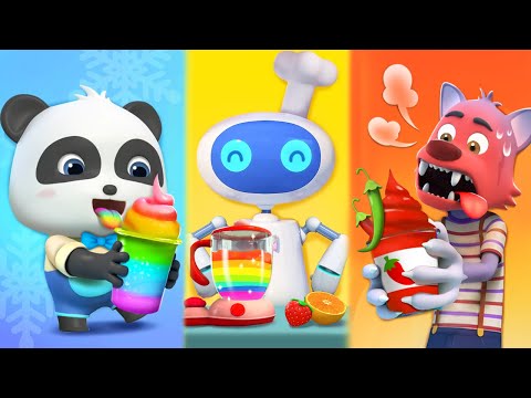 Rainbow Juice Song | Colors Song | Fun Sing Along Songs | Kids Song | Kids Cartoon | BabyBus