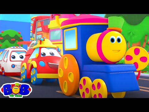 Train Song, Cartoon Videos, Fun for Kids, Street Vehicle Rhymes by Bob The Train