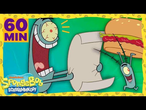 Planktons Pl&auml;ne: Eine STUNDE LANG mit seinen besten und schlechtesten Ideen!| SpongeBob Schwammkopf