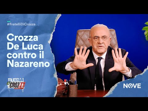 Crozza De Luca &quot;Sono idioti al Nazareno, non capiscono i cartelli sulle porte, spingere e tirare&quot;