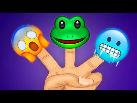 Finger family emoji + more Kids Songs Maya Mary Mia