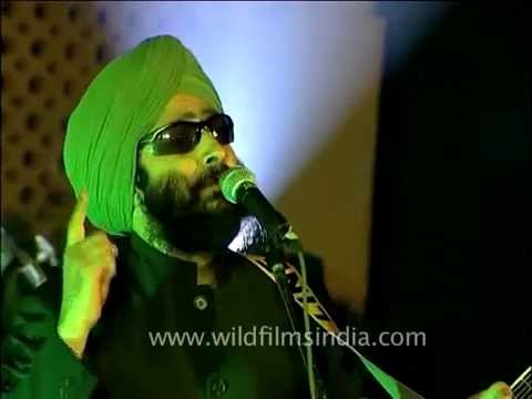 Rabbi Shergill - king of Punjabi &amp; Rock fusion sings 'Tere bin' live!