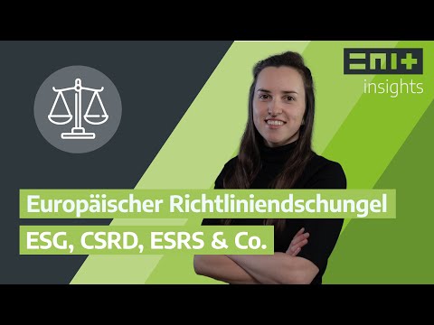 Was ist ESG und CSRD? EU-Richtlinien f&amp;uuml;r Unternehmen kurz erkl&amp;auml;rt [2023]