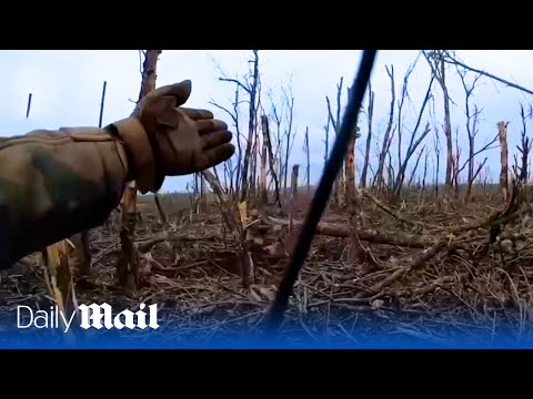 Ukrainian soldier forces terrified Russian Wagner to surrender on Bakhmut frontlines