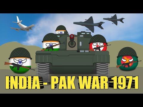 INDIA PAKISTAN 1971 WAR Countryballs