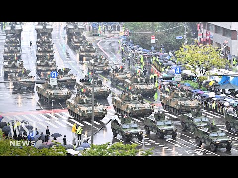 South Korea Holds First Military Parade in a Decade | WSJ News