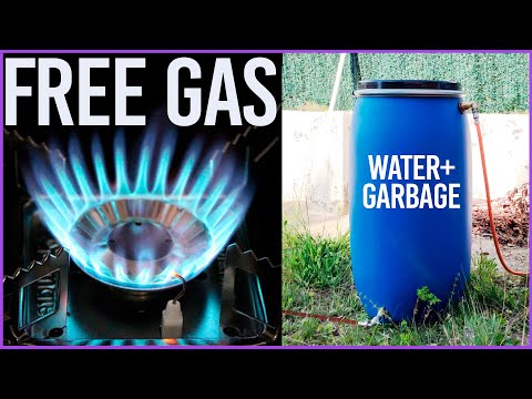 How to Make Free Gas with Garbage | Free Gas Butane - Propane | Liberty BioGas