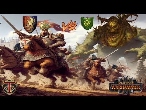 Big Scary Nurgle Chosen | Bretonnia vs Nurgle - Total War Warhammer 3