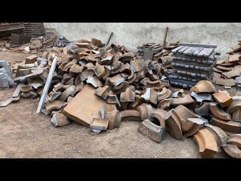 Incredible metal recycling mass production|steel factory production which scrap metal