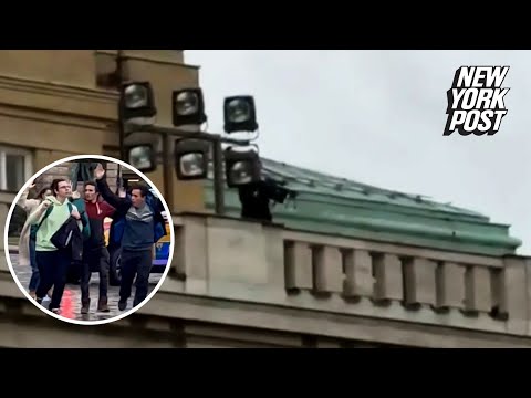 Video captures hero shouting, &lsquo;Shoot here, you f&ndash;ker!&rsquo; to distract Prague gunman during rampage