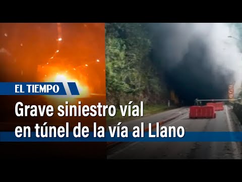 Fuerte explosi&oacute;n de cami&oacute;n cisterna en el t&uacute;nel de Quebrada Blanca |&nbsp;El Tiempo