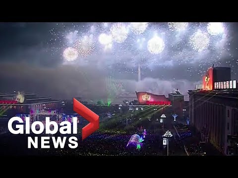 New Year's 2019: North Korea's FULL celebration in Pyongyang