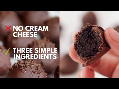OREO TRUFFLES WITHOUT CREAM CHEESE | USING 3 INGREDIENTS