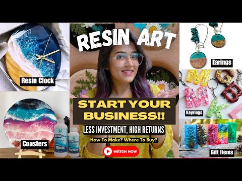 Full Tutorial of RESIN Artwork | From where to buy | how to use | for beginners || gimaashi