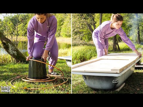 Building a DIY Hot Tub: You Won't Believe What I Used for Materials! | Backyard Project