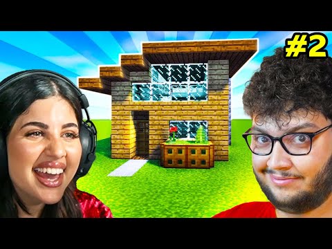 اخيرا عملت بيت مع صبا 🤩| Minecraft