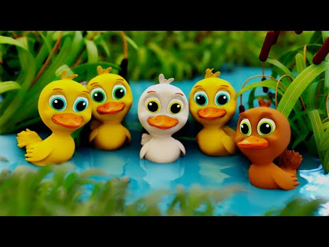 Five Little Ducks | Happy Friends - Children's Songs