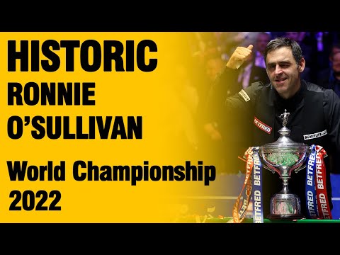 HISTORIC Ronnie O'Sullivan || Snooker World Championship 2022