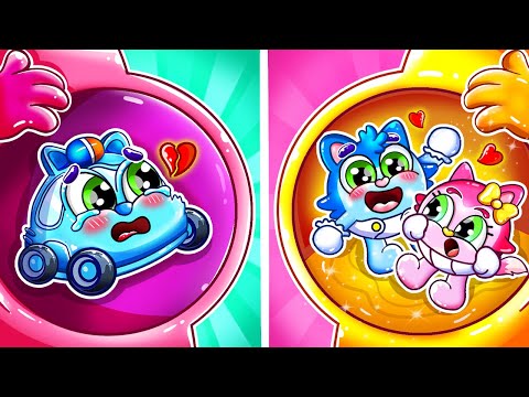 The Twins Song - Double Happy😄Little Brother Song🚓🚑🚗🚌+ More Nursery Rhymes by Baby Cars &amp; Friends