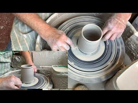 Beginner throwing lesson and a challenge using 315gms of clay