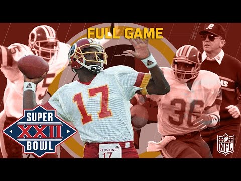 Super Bowl XXII: Doug Williams Defeats John Elway | Redskins vs. Broncos | NFL Full Game