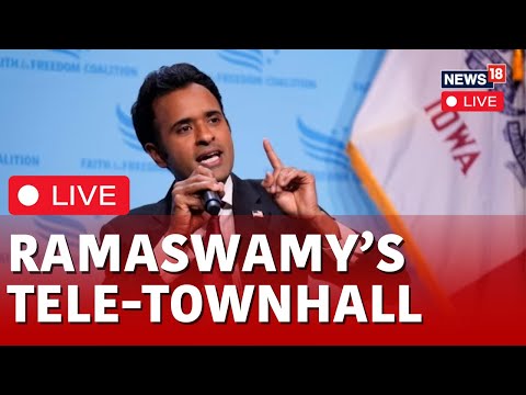 Vivek 2024 &ldquo;Tele-Townhall&rdquo; | Vivek Ramaswamy 2024 Townhall Live | Vivek Ramaswamy Live From Iowa