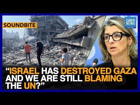 Israel Has Destroyed Gaza &amp; We Are Still Blaming The UN?: Asks UN Official | Dawn News English