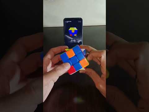 Solving Rubik's cube by app | Z perm 