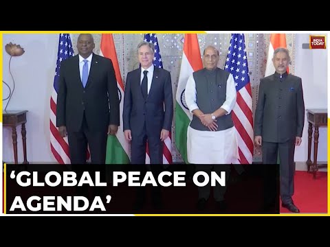 India-US 2+2 Dialogue: Blinken Meets Jaishankar For Bilateral Talks, Focus  On Indo-pacific Region