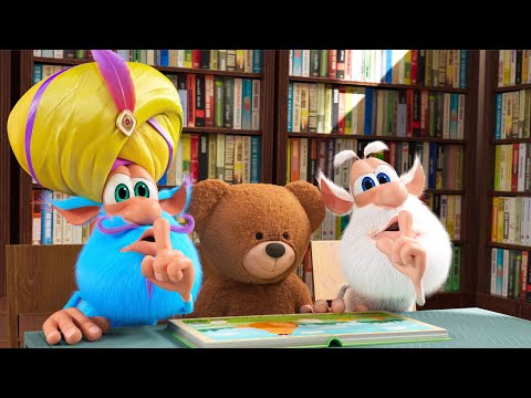 Booba 📚 Quiet in the Library! 📙 Episode 77 - Funny cartoons for kids - BOOBA ToonsTV