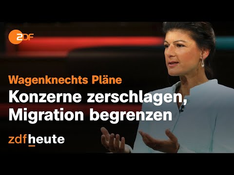 Wagenknecht stellt m&ouml;gliches Partei-Programm vor | Markus Lanz vom 19. September 2023