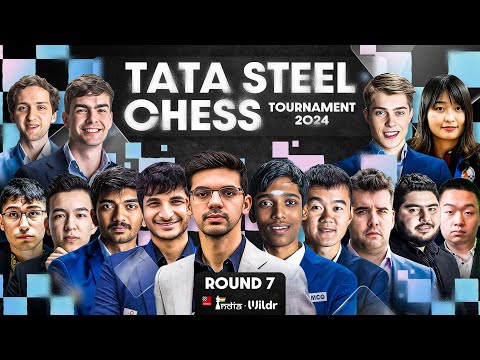 Tata Steel Chess 2024 Round 8 | Anish Pragg Gukesh Vidit | Live Commentary by Amruta