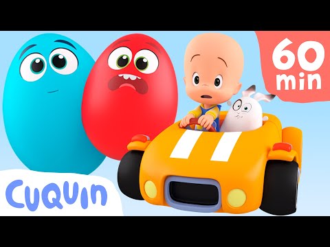 Surprise eggs with cars 🚖! Learn colors and more with Cuquin's educational videos  for baibes