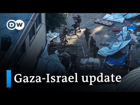 Al-Shifa hospital in Gaza raided while families of Hamas hostages march | DW News