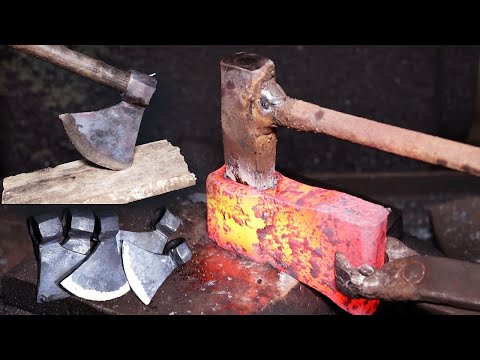 Axe Making Factory | How 21st Century Blacksmith Forged Sharp Fascinating Axe