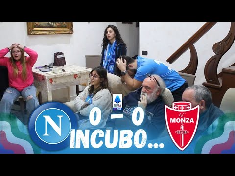 Napoli - Monza 0-0 | INCUBO... 🤬 LIVE REACTION NAPOLETANI HD