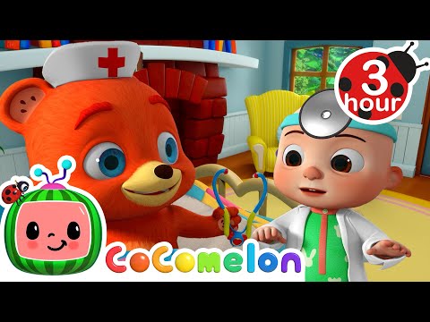 Dr. JJ Saves The Day (Emmy's Sick Song) | JJ's Animal Adventure | Cocomelon- Animal Time | Moonbug