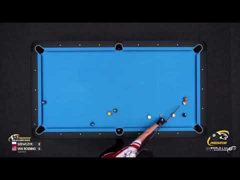 World 8-Ball Championship semifinal  Shane Van Boening vs Wojciech Szewycyk ⑤