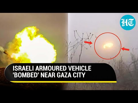 Hamas' Ferocious Strike At Israeli Ground Troops; IDF's Armoured Vehicle Bombed | Watch