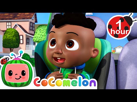 Car Seat Song | Cocomelon | 🔤 Moonbug Subtitles 🔤 | Learning Videos