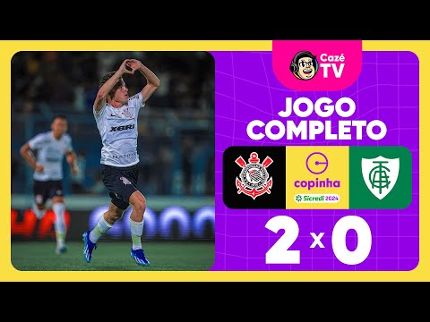 JOGO COMPLETO: CORINTHIANS x AM&Eacute;RICA MG | QUARTAS DE FINAL | COPINHA 2024