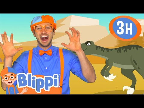 Learn Dinosaur Names | Blippi | Animal Videos for Kids | Educational Content