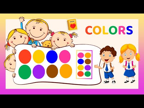 Learn Colors: Red, Blue, Green, Yellow, Pink... | Colors for Kids