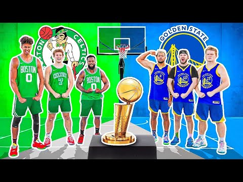 Celtics vs Warriors NBA FINALS Basketball Challenges!