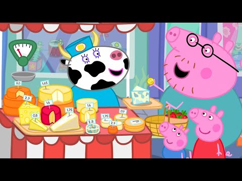 Shopping At The Food Market | Peppa Pig Asia 🐽 Peppa Pig English Episodes